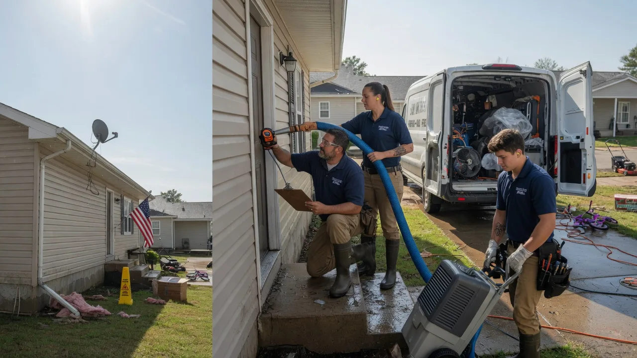 Ceiling Water Damage Restoration in Lebanon, NE near me
